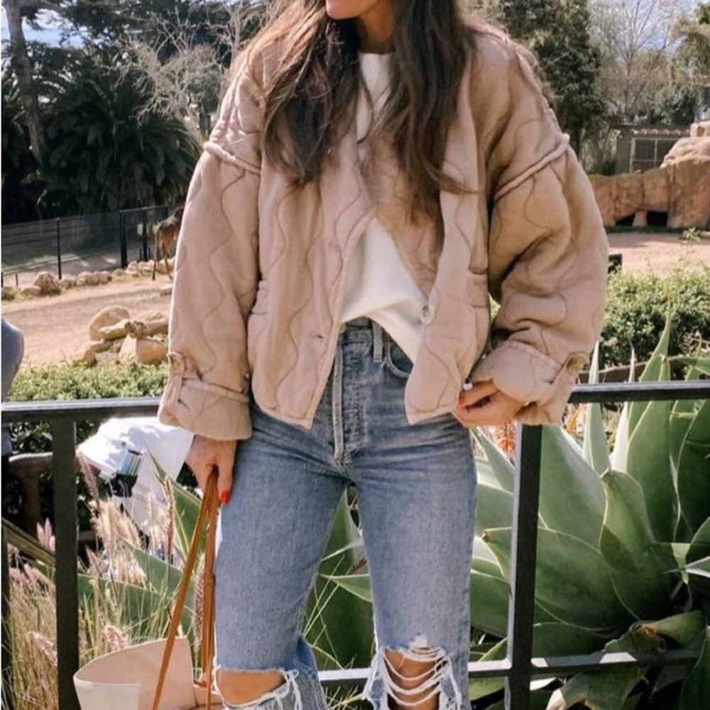 Free People Quilted Jacket